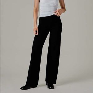Leset Rio Wide Leg Pant, Black, Small